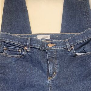 LOFT Women's Deep Blue Skinny Jeans